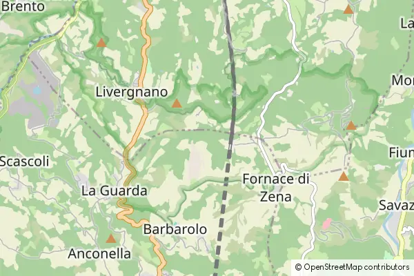 Mapa Livergnano