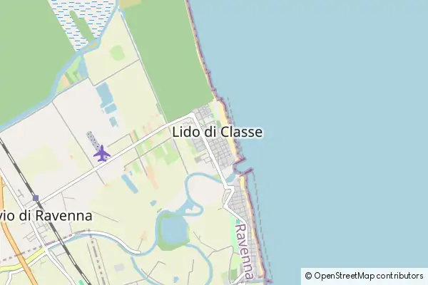 Mapa Lido di Classe