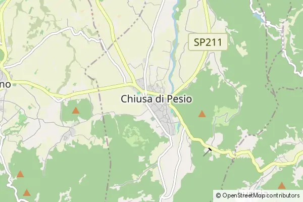 Mapa Chiusa di Pesio