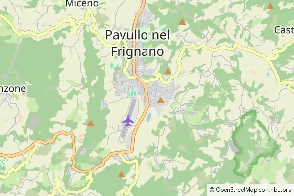 Mapa Pavullo nel Frignano