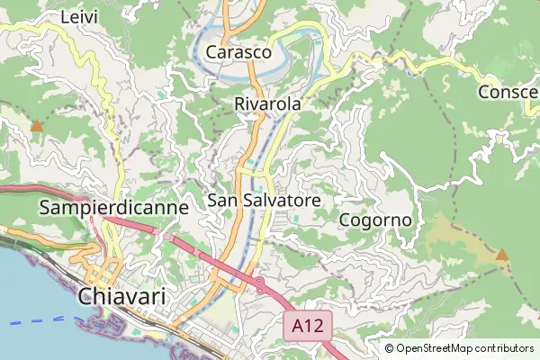 Mapa Cogorno