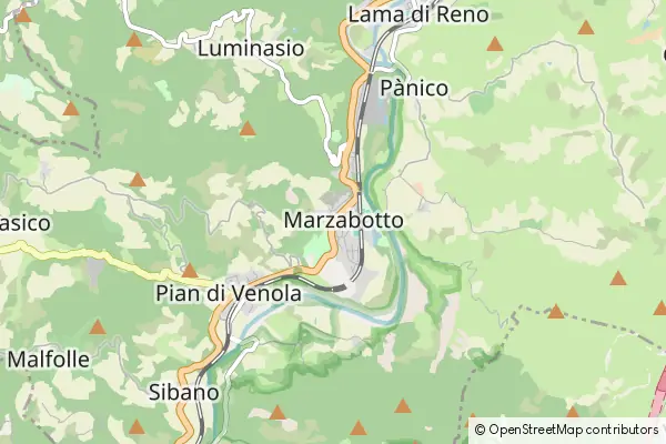 Mapa Marzabotto