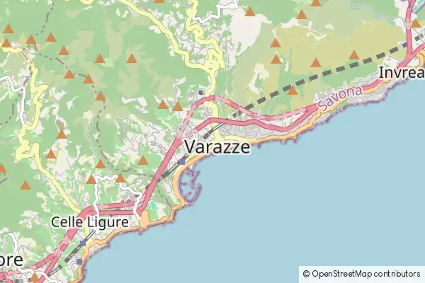 Mapa Varazze