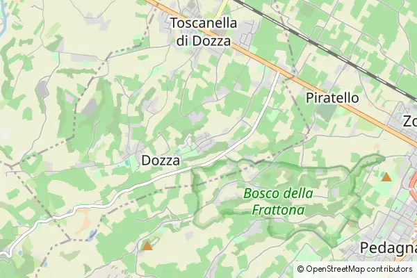 Mapa Dozza