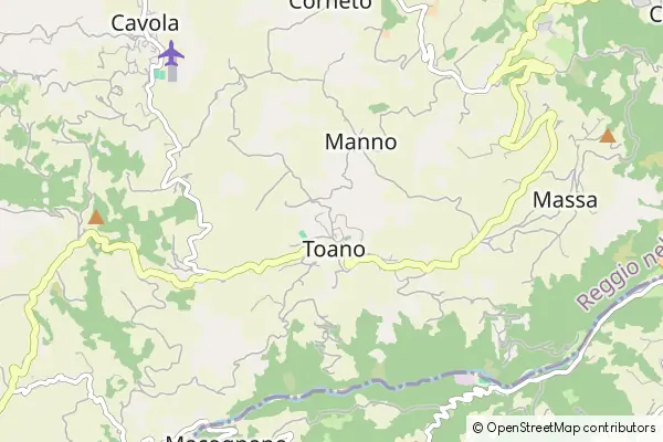 Mapa Toano