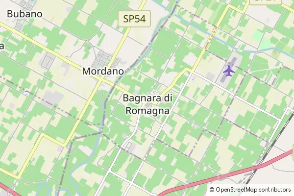 Mapa Bagnara di Romagna