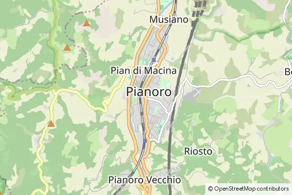 Mapa Pianoro