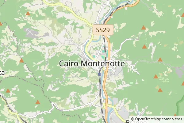 Mapa Cairo Montenotte