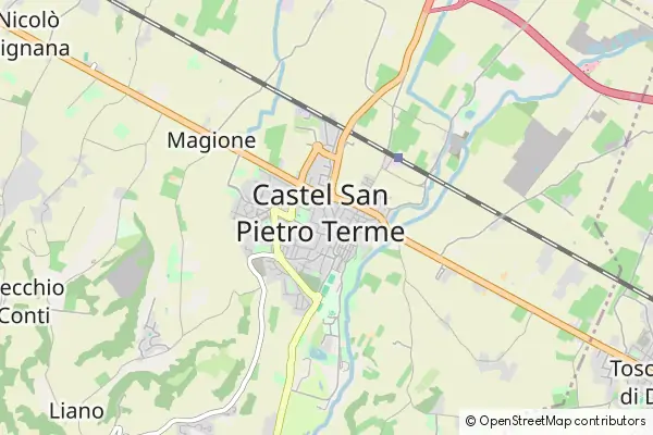 Mapa Castel San Pietro Terme