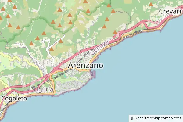 Mapa Arenzano