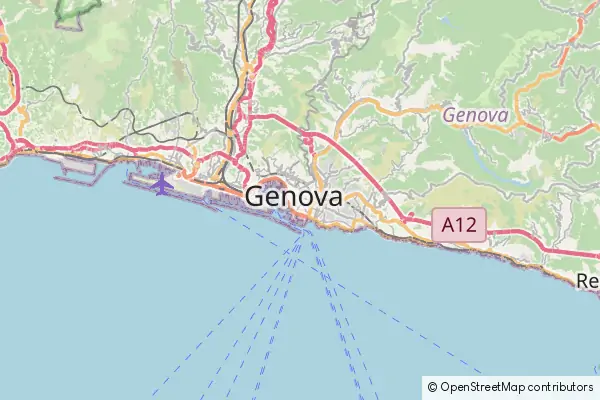 Mapa Genua