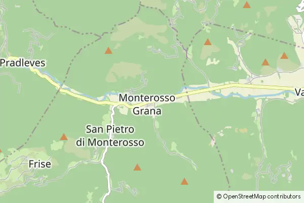 Mapa Monterosso Grana