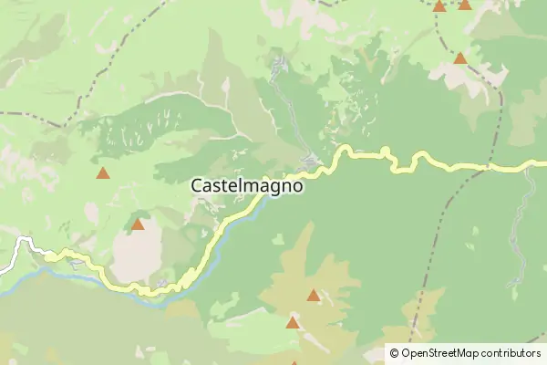 Mapa Castelmagno