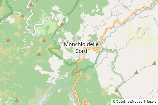 Mapa Monchio delle Corti