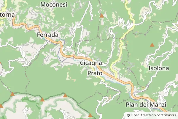 Mapa Cicagna