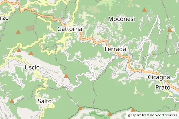 Mapa Tribogna