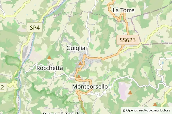 Mapa Guiglia