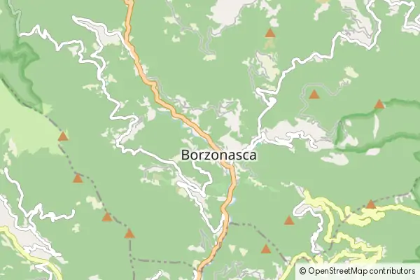 Mapa Borzonasca