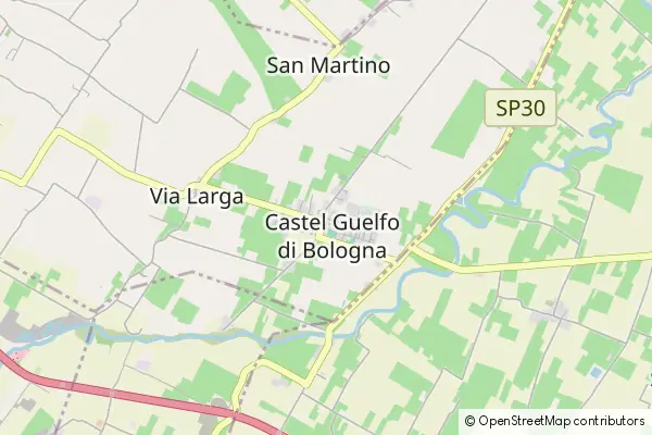 Mapa Castel Guelfo di Bologna