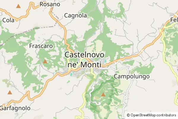 Mapa Castelnovo ne' Monti