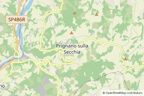 Mapa Prignano sulla Secchia