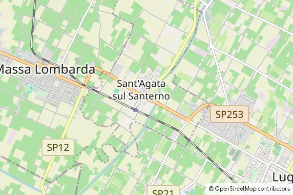 Mapa Sant'Agata sul Santerno