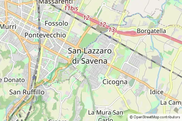 Mapa San Lazzaro di Savena