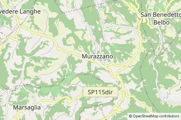 Mapa Murazzano