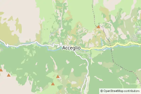 Mapa Acceglio