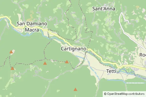 Mapa Cartignano