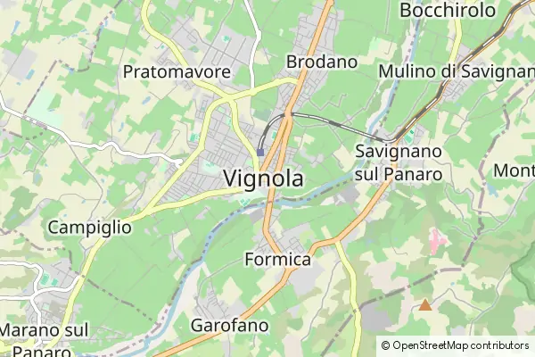 Mapa Vignola