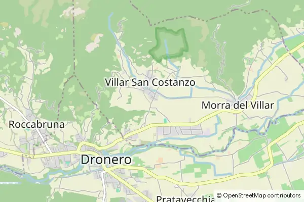 Mapa Villar San Costanzo