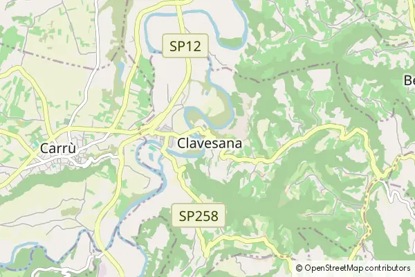 Mapa Clavesana