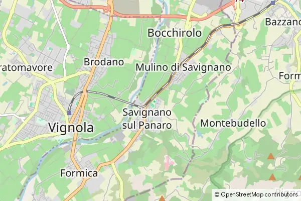 Mapa Savignano sul Panaro