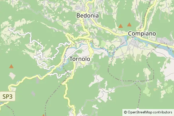 Mapa Tornolo