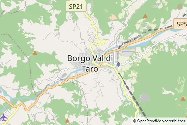 Mapa Borgo Val di Taro