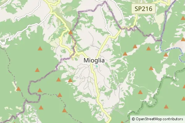 Mapa Mioglia