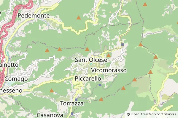 Mapa Sant'Olcese