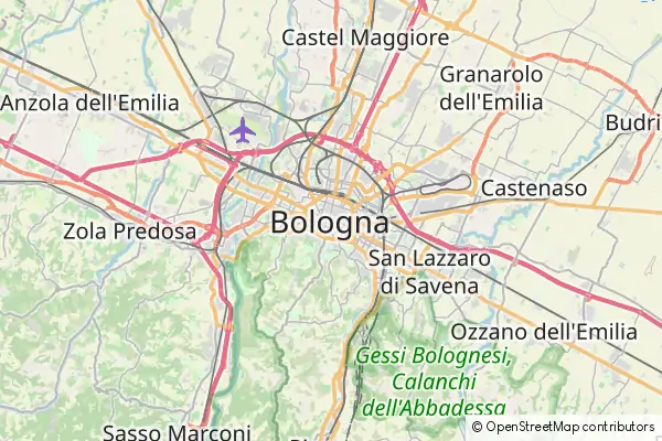 Mapa Bolonia