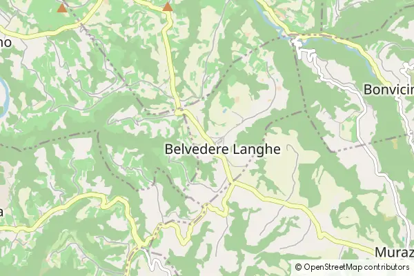 Mapa Belvedere Langhe