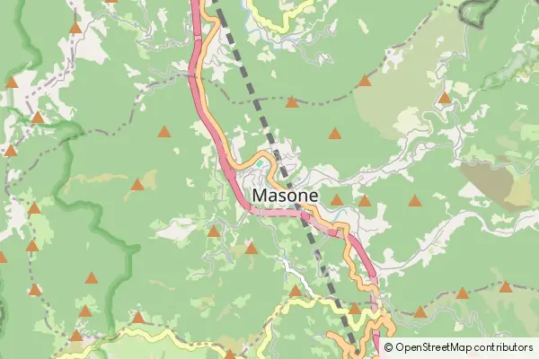 Mapa Masone