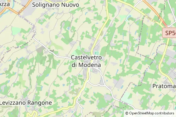 Mapa Castelvetro di Modena