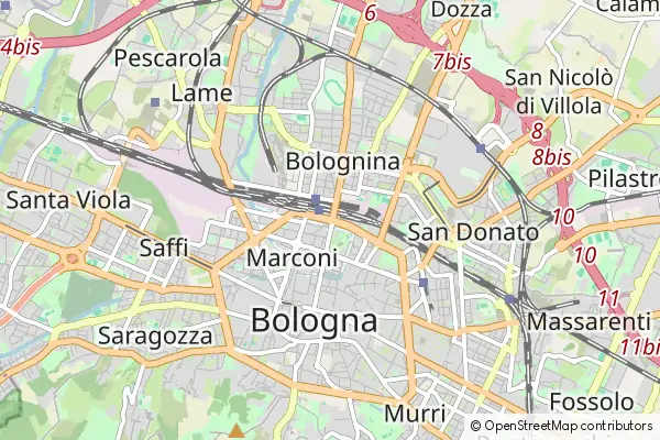 Mapa Monterenzio