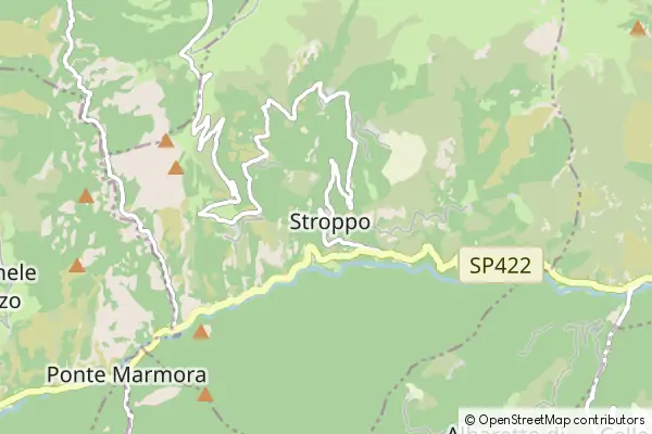 Mapa Stroppo