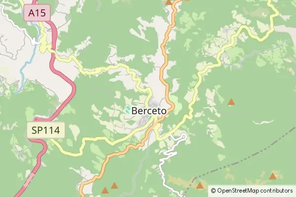 Mapa Berceto