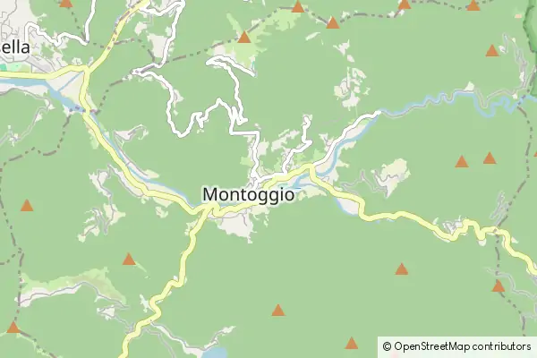 Mapa Montoggio