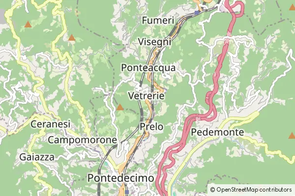 Mapa Mignanego