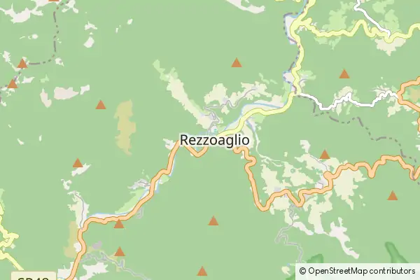 Mapa Rezzoaglio