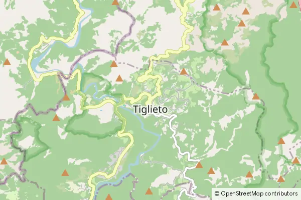 Mapa Tiglieto