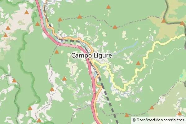 Mapa Campo Ligure